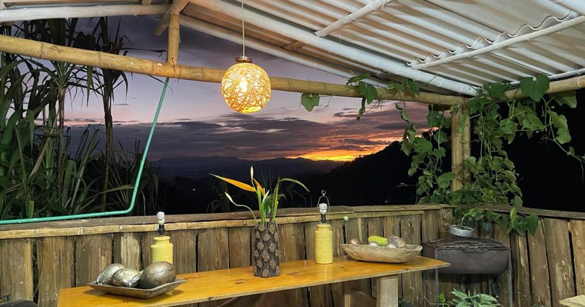 Atardecer en casa Shalom